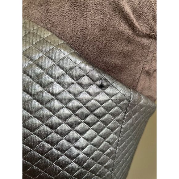 Sexy Silver Quilted Strapless Mini - Picture 11 of 11